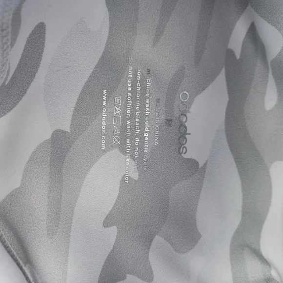 Ododos crosswaist athletic gray camo leggings - Picture 9 of 9